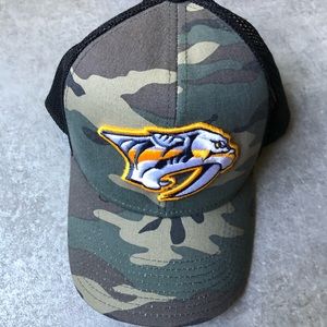 Adidas Nashville Predators camo snapback hat